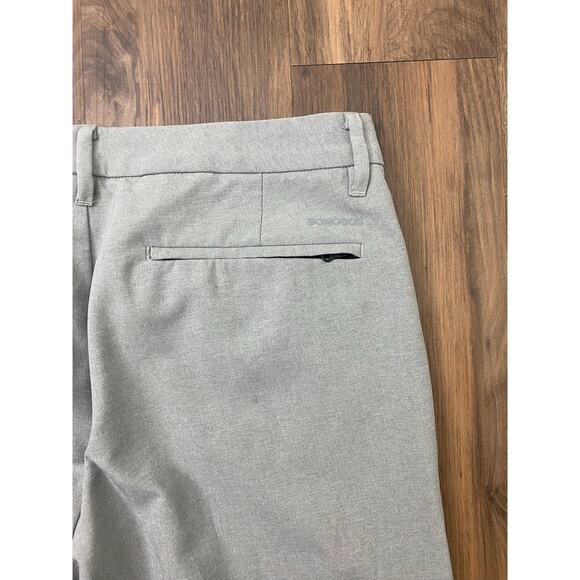 Men Bonobos Golf Slim Taper performance silver chino pants slacks, 32x30 - Picture 4 of 5